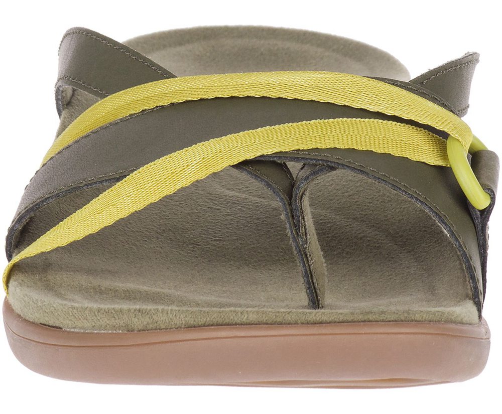 Sandálias Senhora - Merrell District Kindra Thong - Verde Oliva - GPU261508